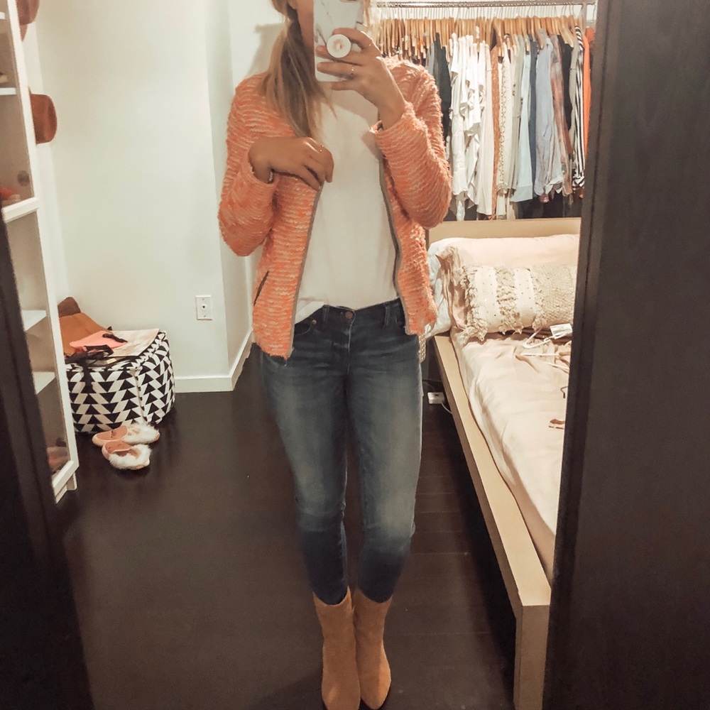 ASOS light orange jacket